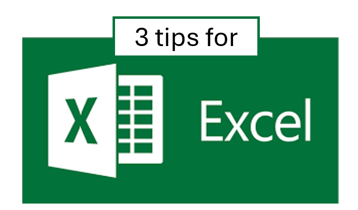 3 Easy Tips for Excel